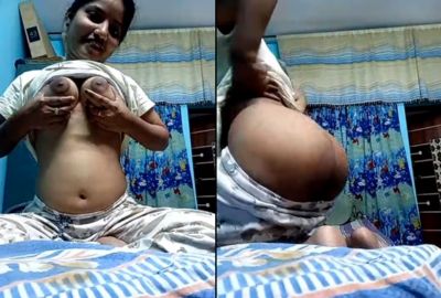 Indian girl nude MMS of a big boob girl showing her ass