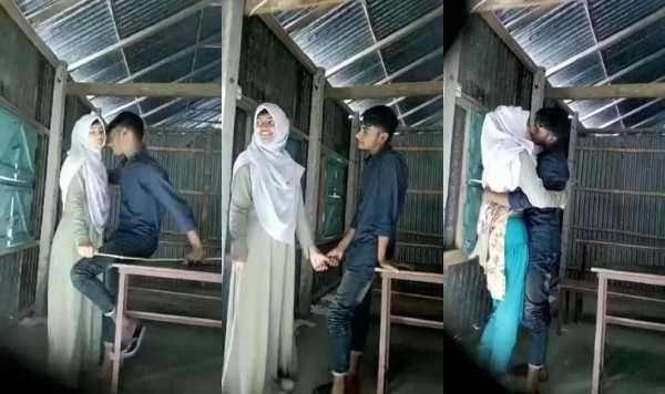 Hijabi Girl Kissing viral MMSBazzar