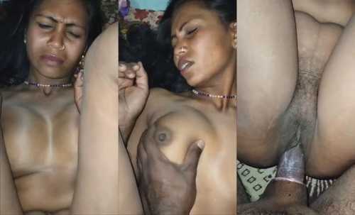 Slim Desi bhabhi moans loud during intense sex