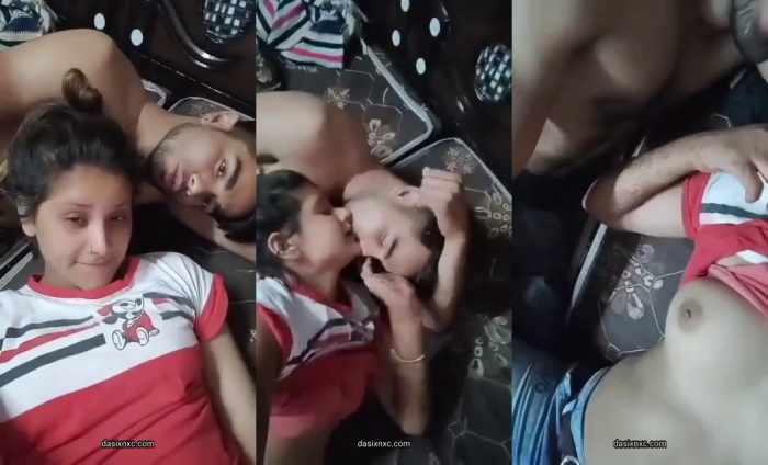 Horny girl having fun with bf