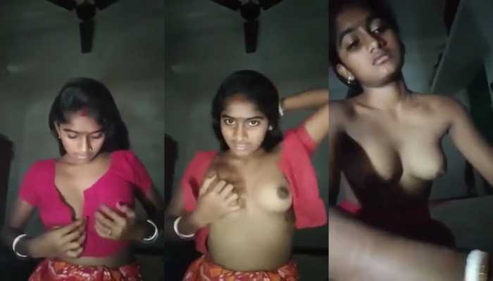 Bengali Boudi show her big Desi Leak boobs